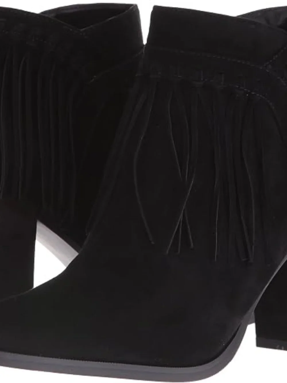 Nine West Wildbelle Bootie w Fringe. Size 8M